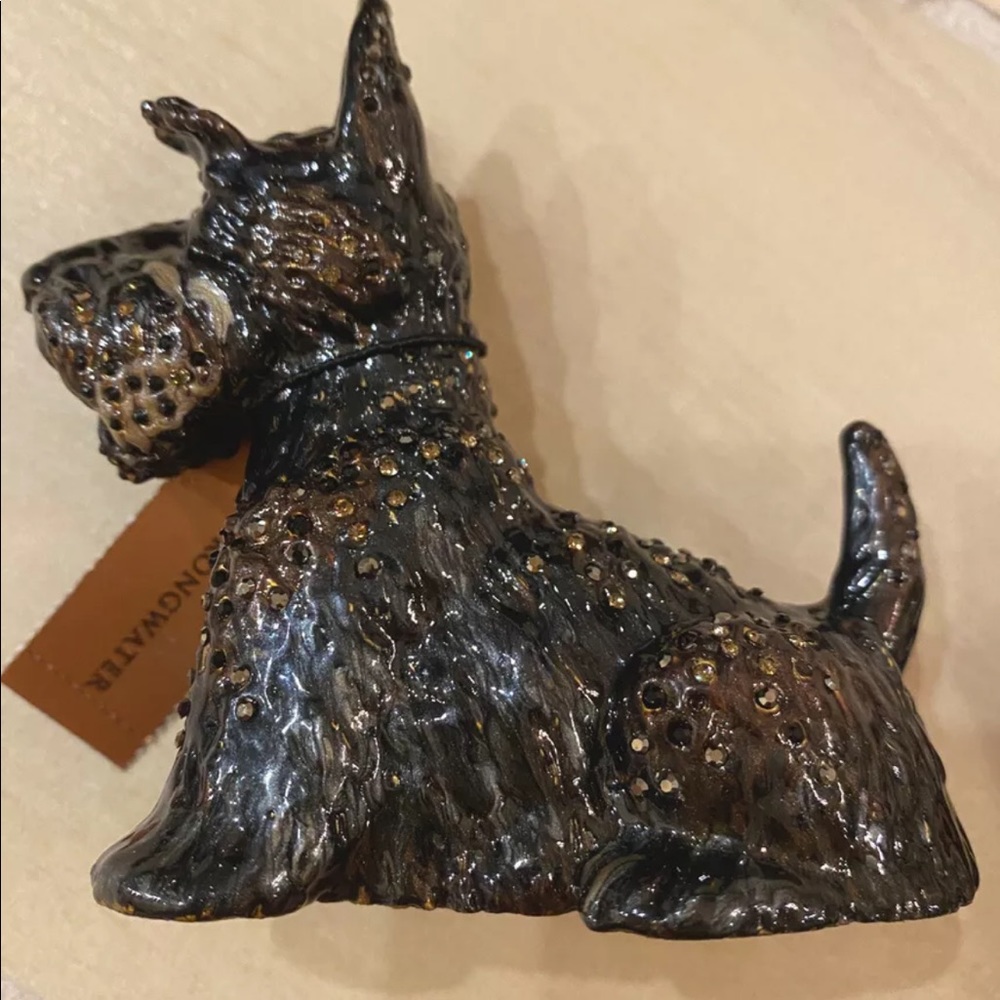 Jay Strongwater Limited Edition Seated Scottie Figurine